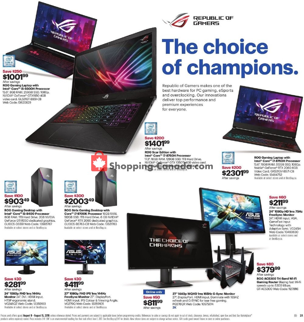Best Buy flyer from Friday August 9, 2019 to Thursday August 15, 2019 - page 5