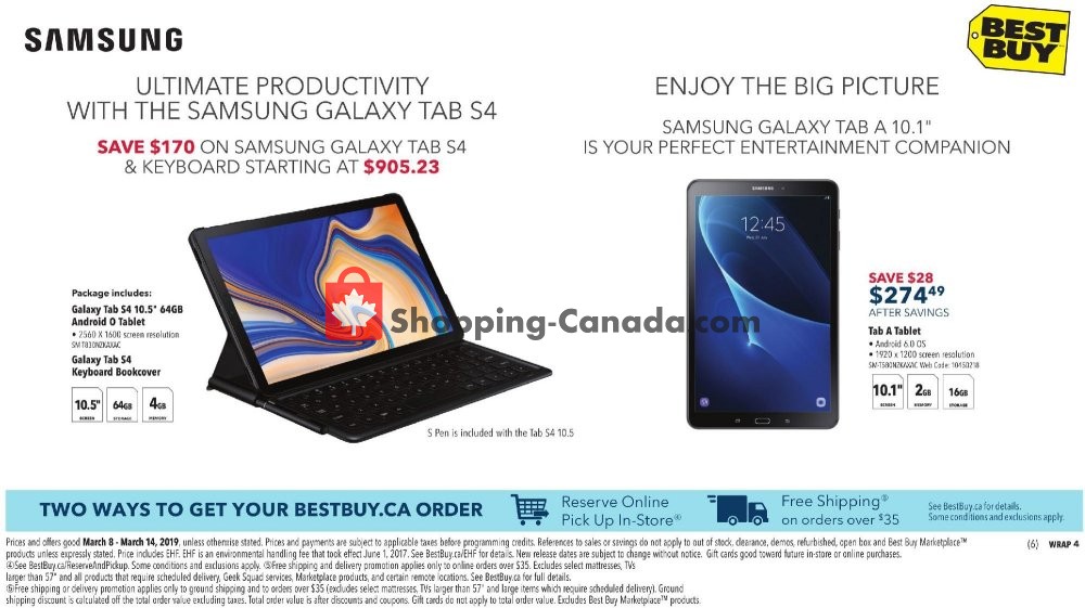 Best Buy flyer from Friday March 8, 2019 to Thursday March 14, 2019 - page 4
