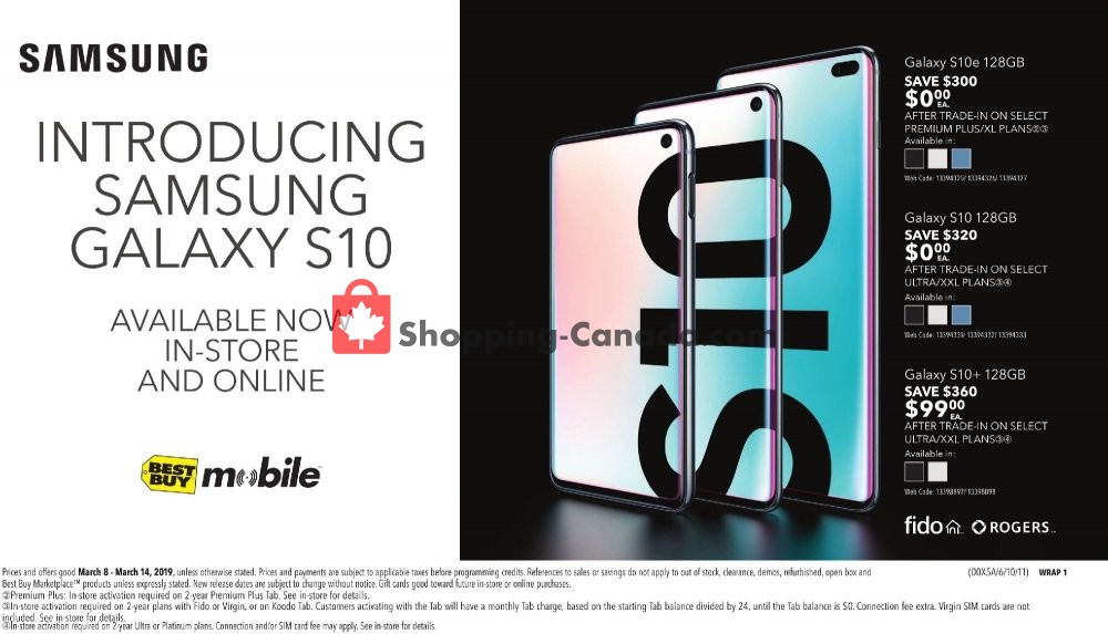 Best Buy flyer from Friday March 8, 2019 to Thursday March 14, 2019 - page 1