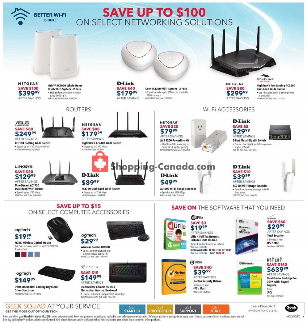 Best Buy flyer from Friday March 8, 2019 to Thursday March 14, 2019 - page 14