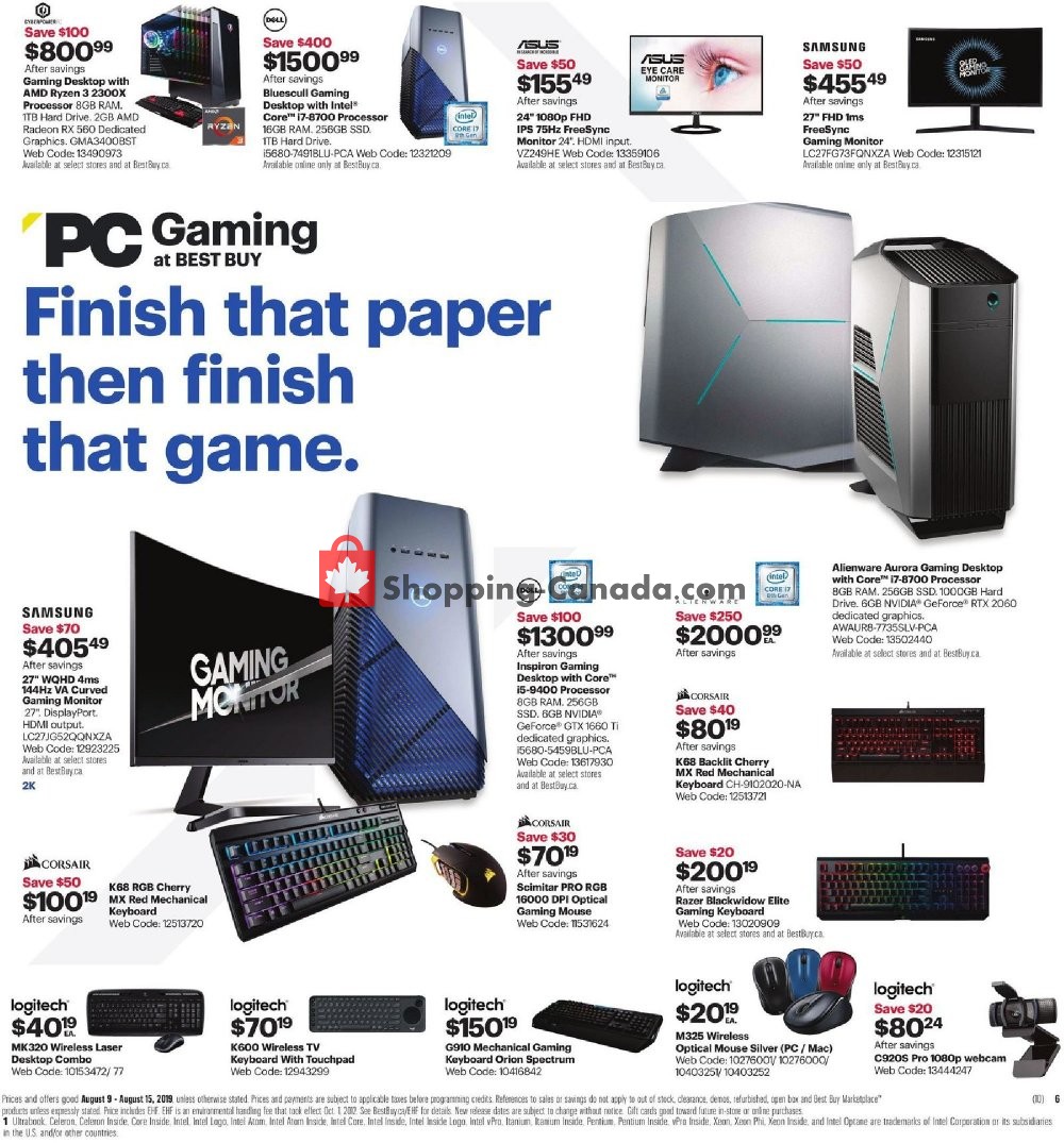 Best Buy flyer from Friday August 9, 2019 to Thursday August 15, 2019 - page 10