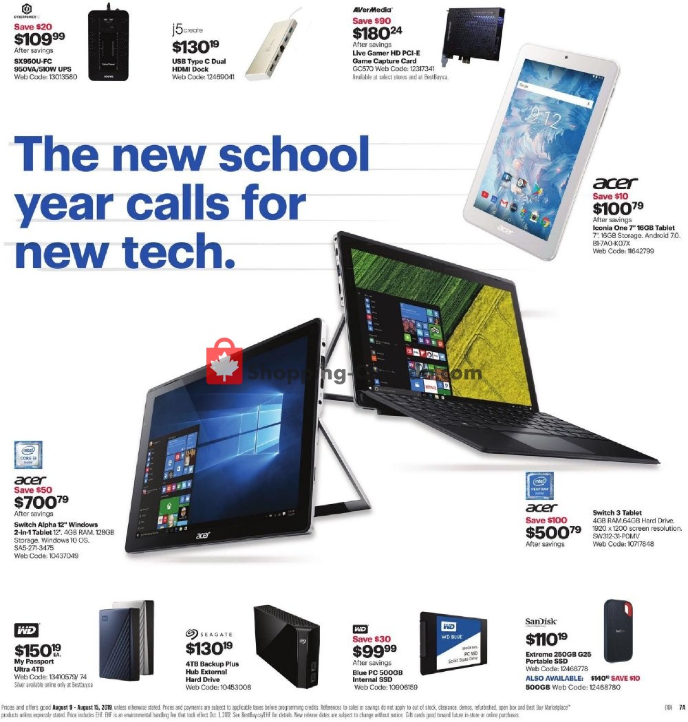 Best Buy flyer from Friday August 9, 2019 to Thursday August 15, 2019 - page 13