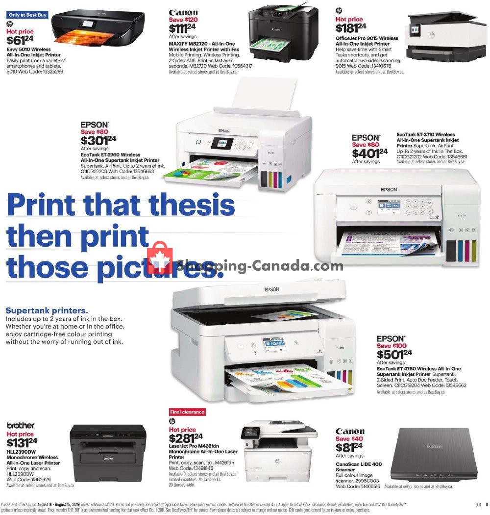 Best Buy flyer from Friday August 9, 2019 to Thursday August 15, 2019 - page 15