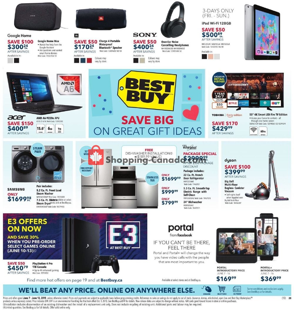 Best Buy flyer from Friday June 7, 2019 to Thursday June 13, 2019 - page 3