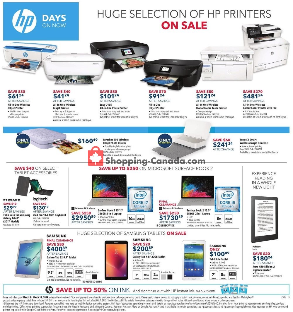 Best Buy flyer from Friday March 8, 2019 to Thursday March 14, 2019 - page 10