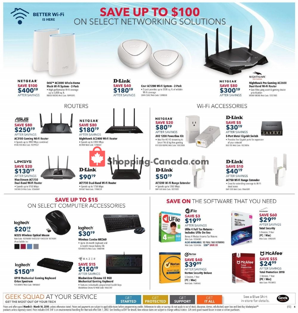 Best Buy flyer from Friday March 8, 2019 to Thursday March 14, 2019 - page 14