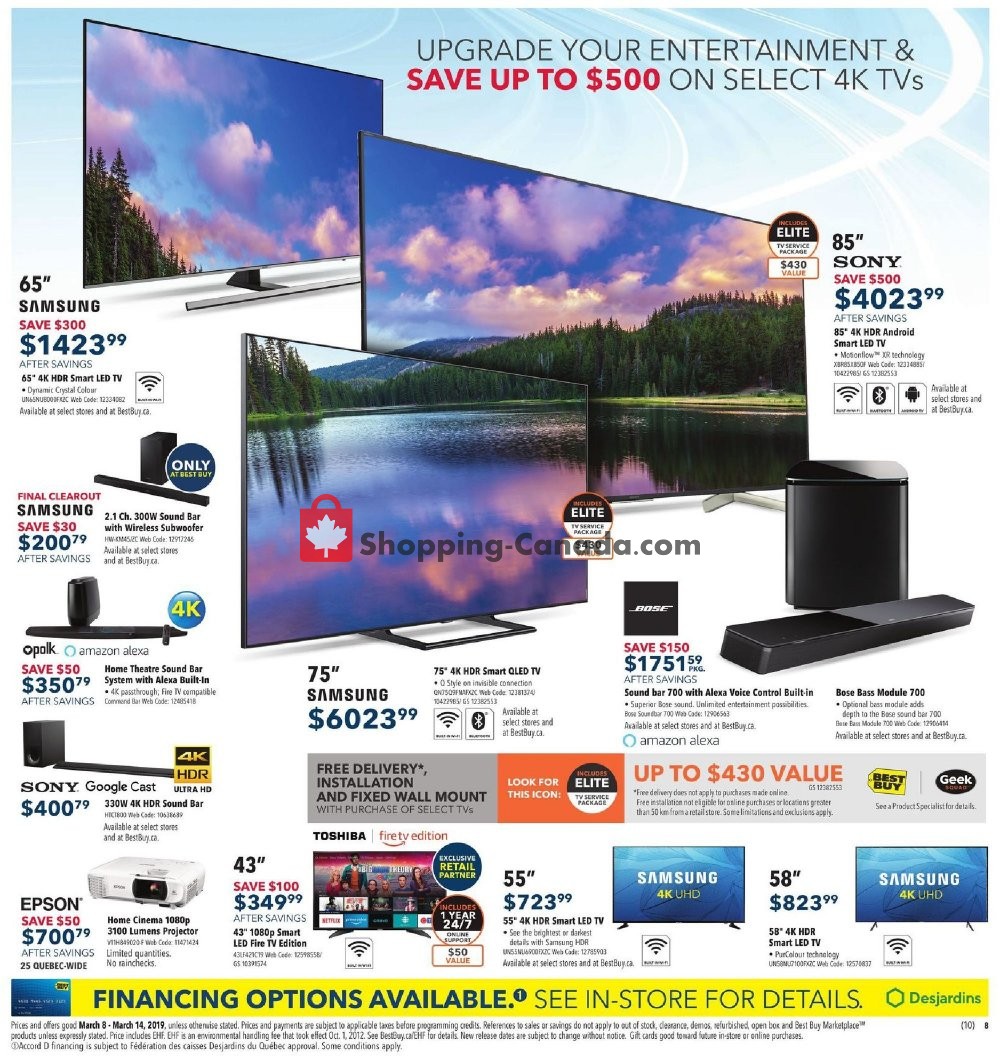 Best Buy flyer from Friday March 8, 2019 to Thursday March 14, 2019 - page 24