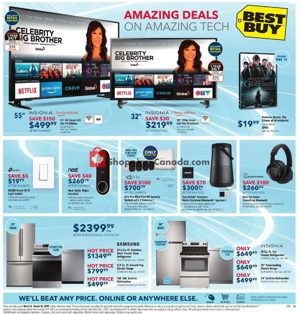 Best Buy flyer from Friday March 8, 2019 to Thursday March 14, 2019 - page 38
