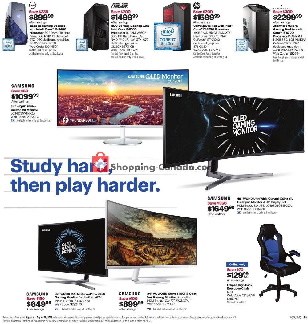 Best Buy flyer from Friday August 9, 2019 to Thursday August 15, 2019 - page 11