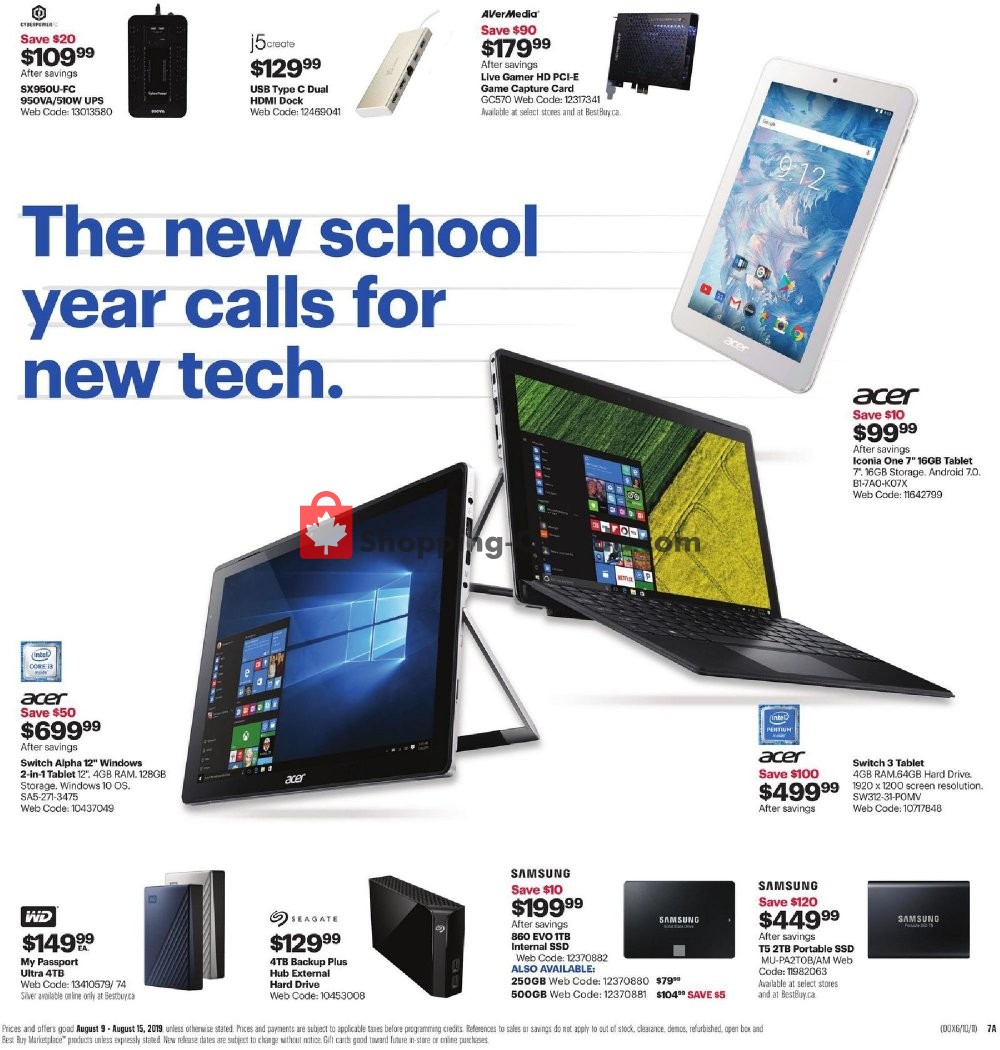 Best Buy flyer from Friday August 9, 2019 to Thursday August 15, 2019 - page 13