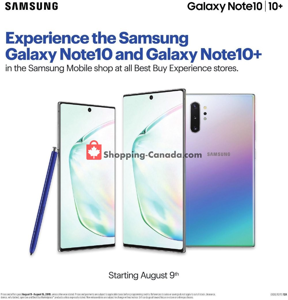 Best Buy flyer from Friday August 9, 2019 to Thursday August 15, 2019 - page 26
