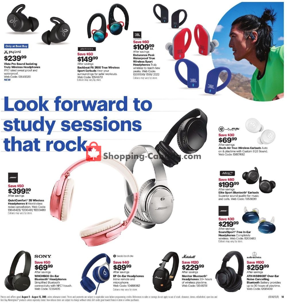 Best Buy flyer from Friday August 9, 2019 to Thursday August 15, 2019 - page 29