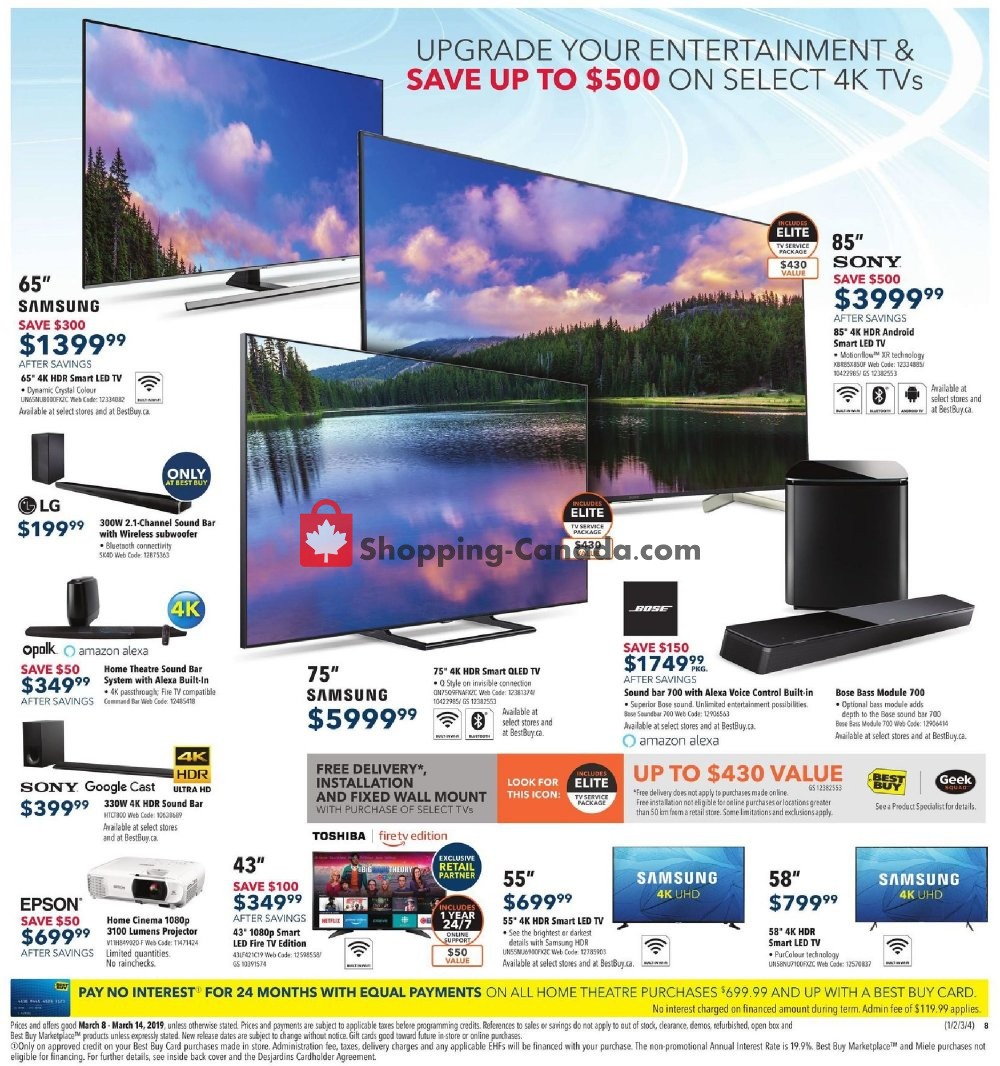 Best Buy flyer from Friday March 8, 2019 to Thursday March 14, 2019 - page 24