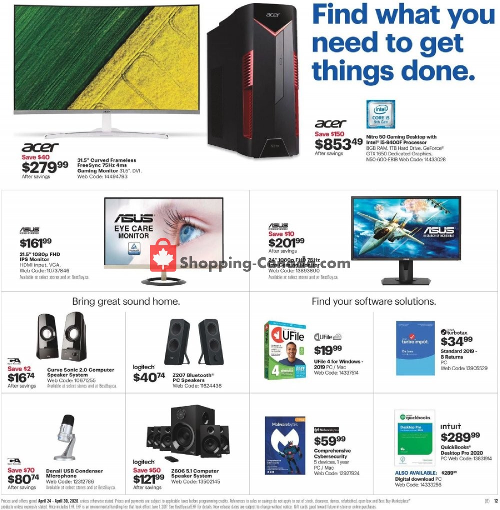 Best Buy flyer from Friday April 24, 2020 to Thursday April 30, 2020 - page 18