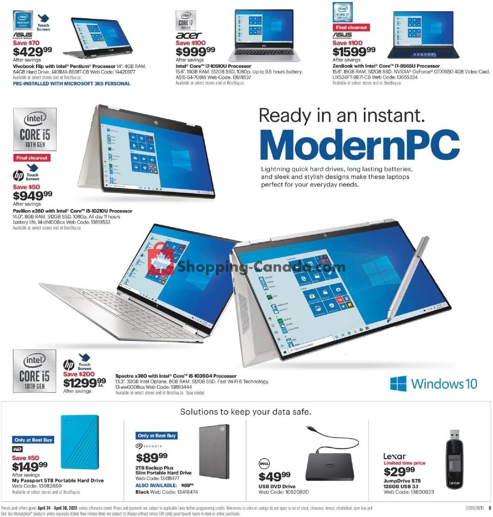 Best Buy flyer from Friday April 24, 2020 to Thursday April 30, 2020 - page 14
