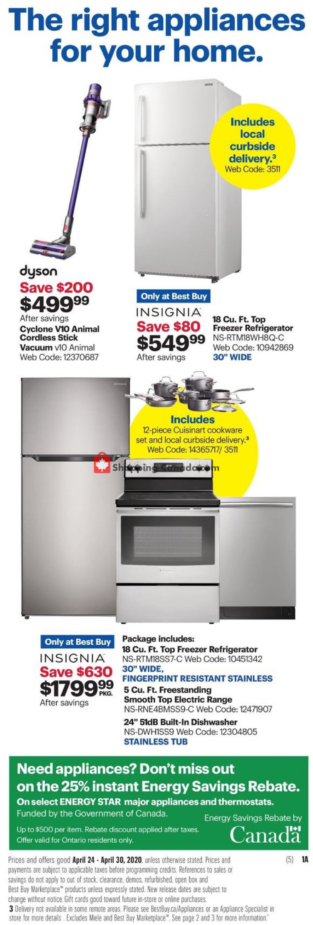 Best Buy flyer from Friday April 24, 2020 to Thursday April 30, 2020 - page 3