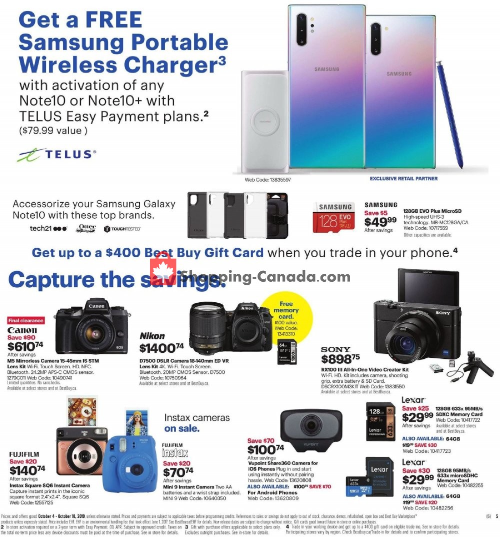 Best Buy flyer from Friday October 4, 2019 to Thursday October 10, 2019 - page 10