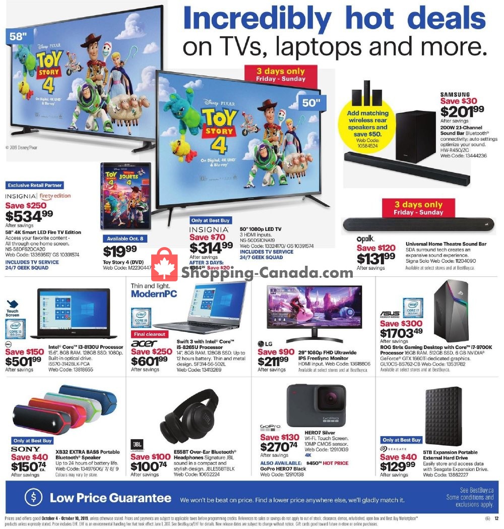 Best Buy flyer from Friday October 4, 2019 to Thursday October 10, 2019 - page 3