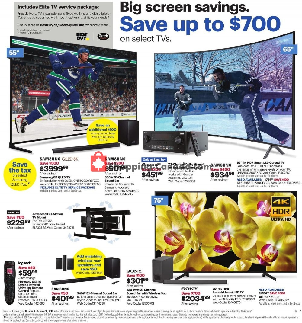 Best Buy flyer from Friday October 4, 2019 to Thursday October 10, 2019 - page 4