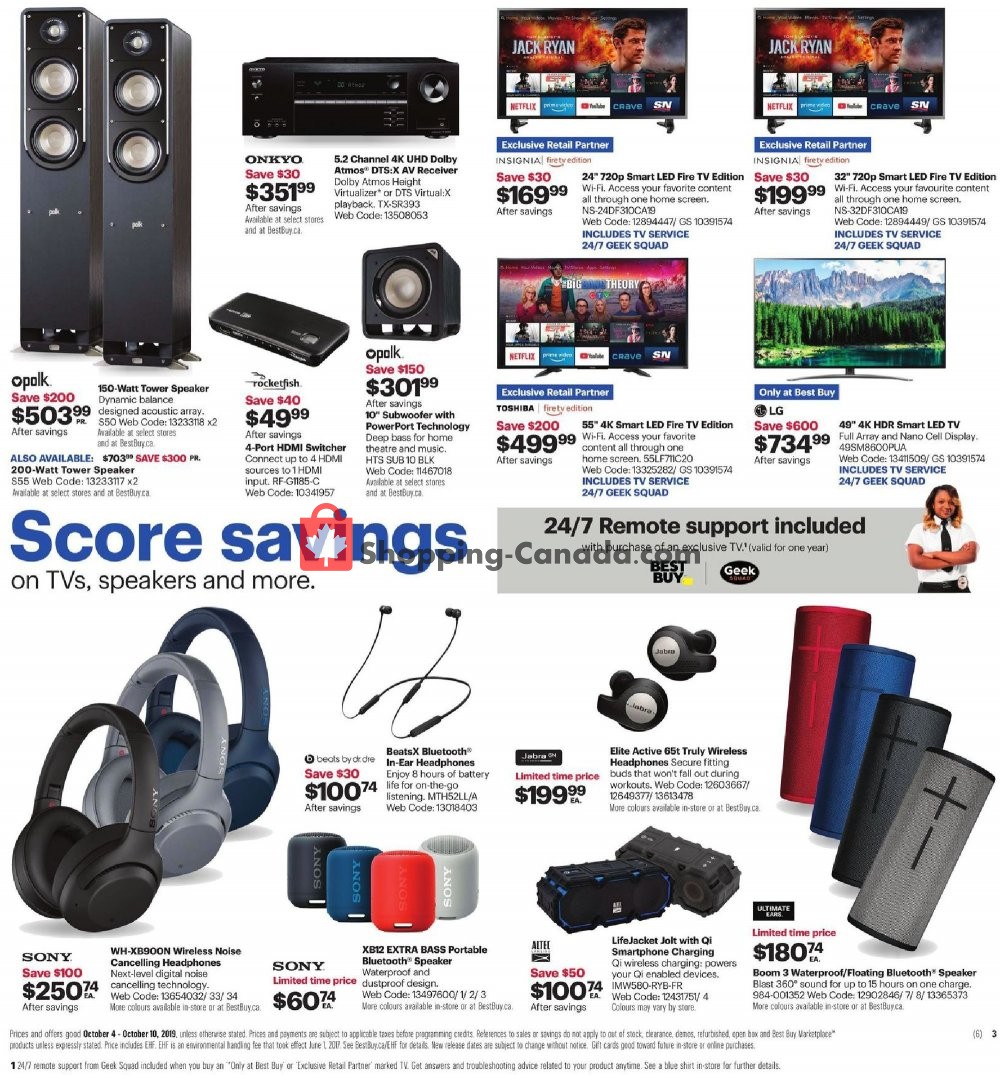 Best Buy flyer from Friday October 4, 2019 to Thursday October 10, 2019 - page 5