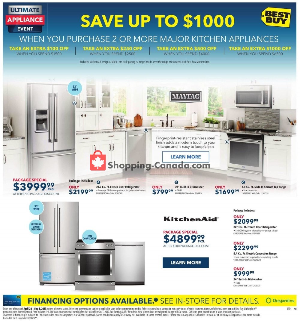 Best Buy flyer from Friday April 26, 2019 to Thursday May 2, 2019 - page 1