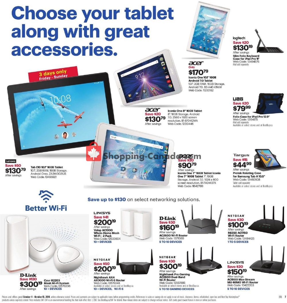 Best Buy flyer from Friday October 4, 2019 to Thursday October 10, 2019 - page 19