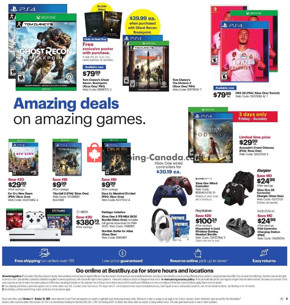 Best Buy flyer from Friday October 4, 2019 to Thursday October 10, 2019 - page 27
