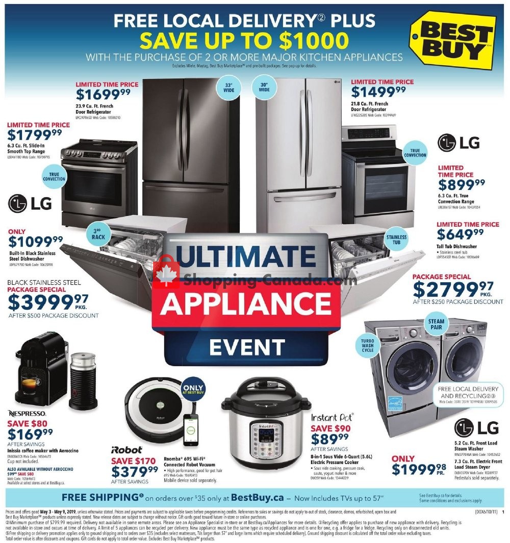 Best Buy flyer from Friday May 3, 2019 to Thursday May 9, 2019 - page 1