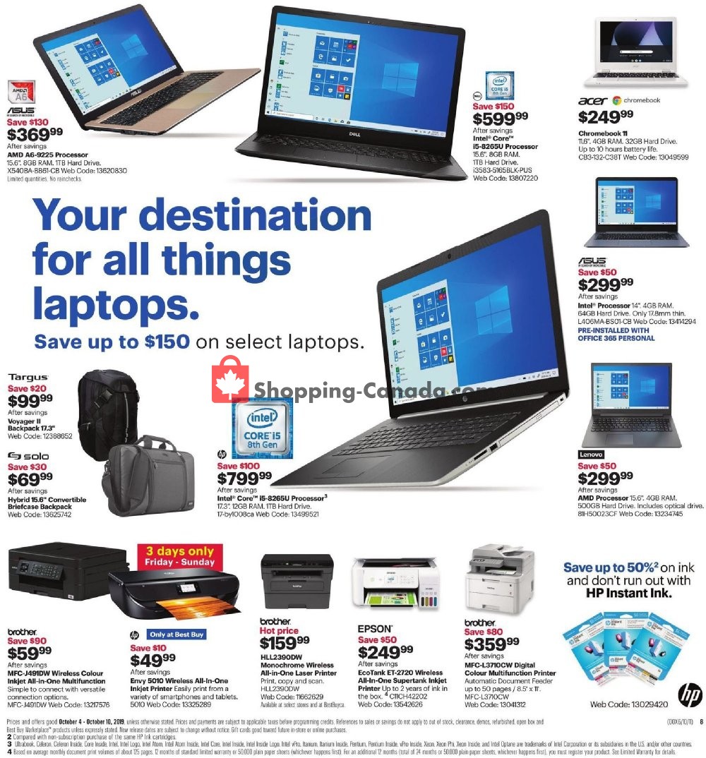 Best Buy flyer from Friday October 4, 2019 to Thursday October 10, 2019 - page 21