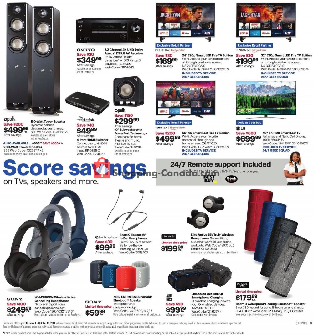 Best Buy flyer from Friday October 4, 2019 to Thursday October 10, 2019 - page 5