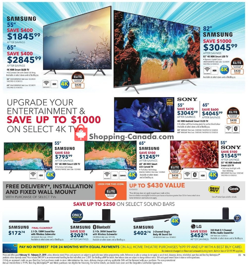 Best Buy flyer from Friday February 15, 2019 to Thursday February 21, 2019 - page 18