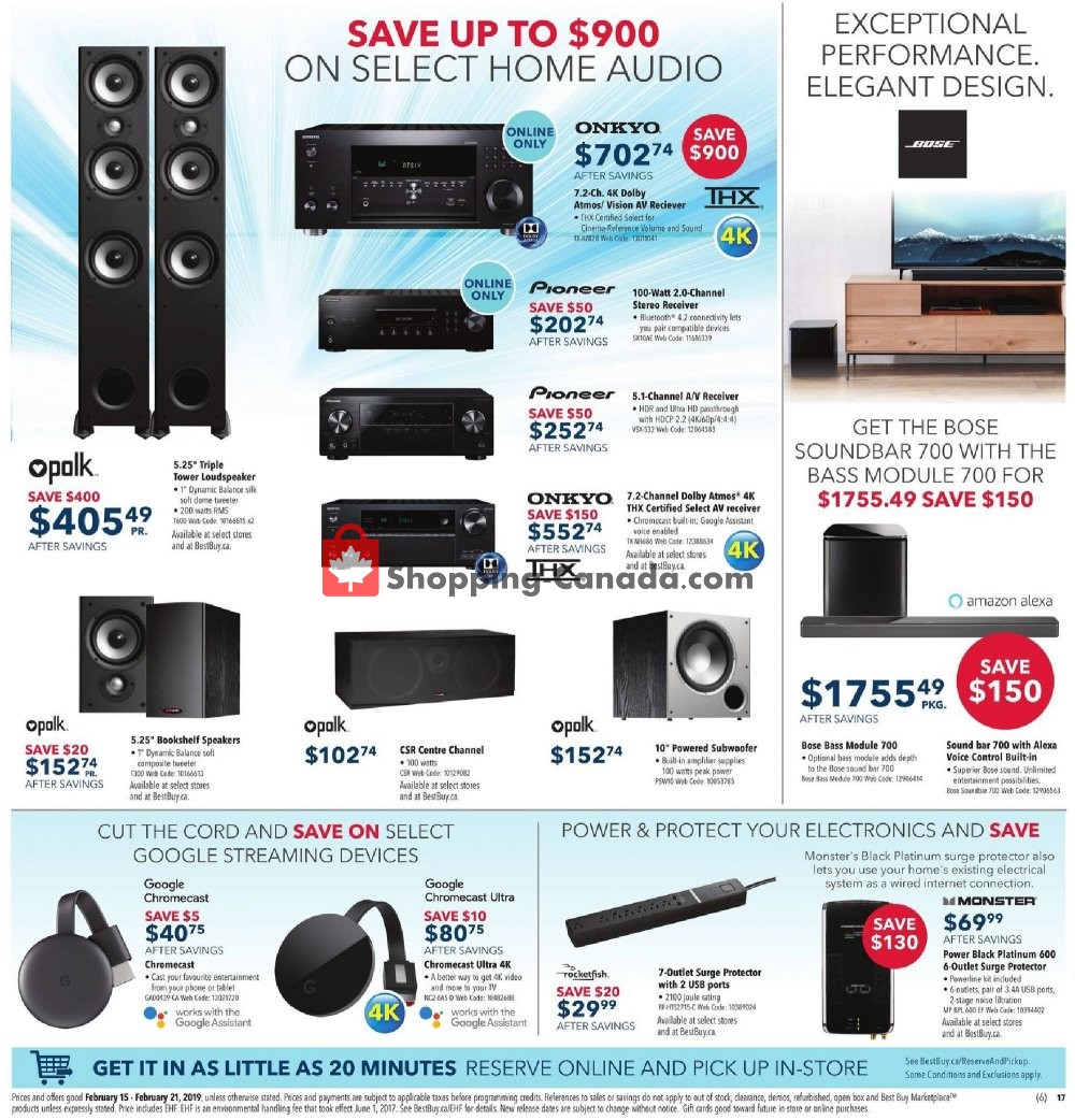 Best Buy flyer from Friday February 15, 2019 to Thursday February 21, 2019 - page 20