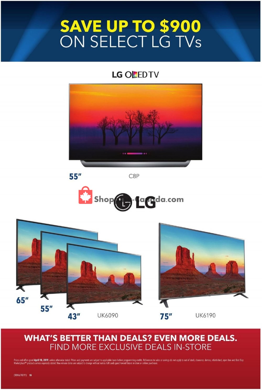 Best Buy flyer from Thursday April 18, 2019 to Thursday April 18, 2019 - page 14