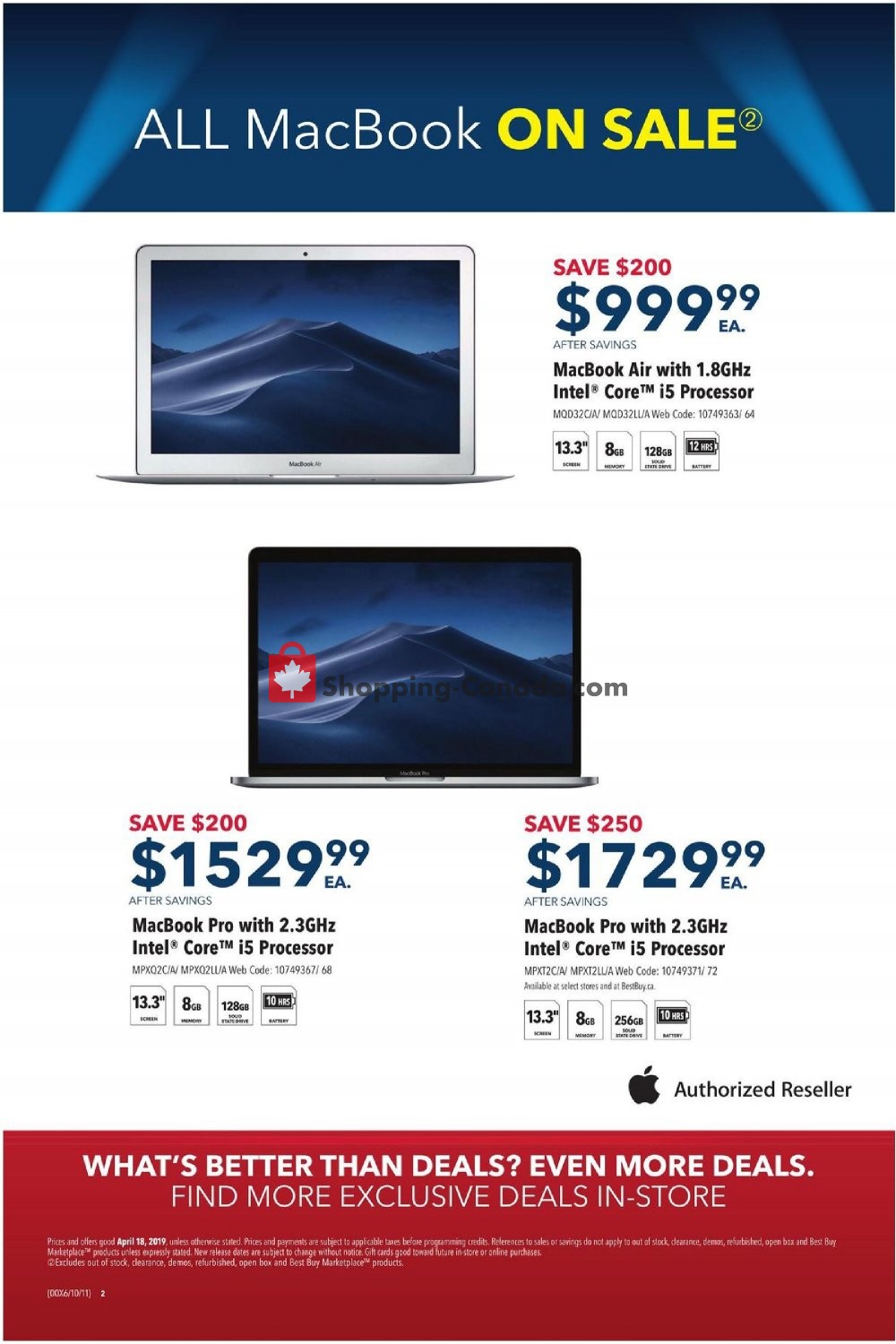 Best Buy flyer from Thursday April 18, 2019 to Thursday April 18, 2019 - page 2