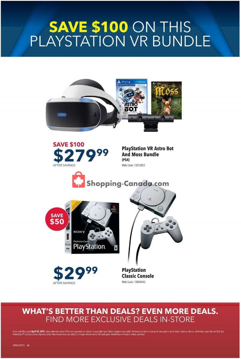 Best Buy flyer from Thursday April 18, 2019 to Thursday April 18, 2019 - page 23