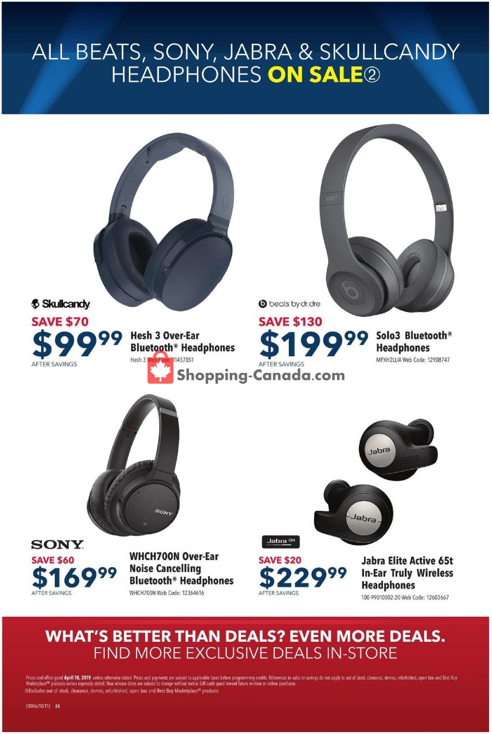 Best Buy flyer from Thursday April 18, 2019 to Thursday April 18, 2019 - page 25
