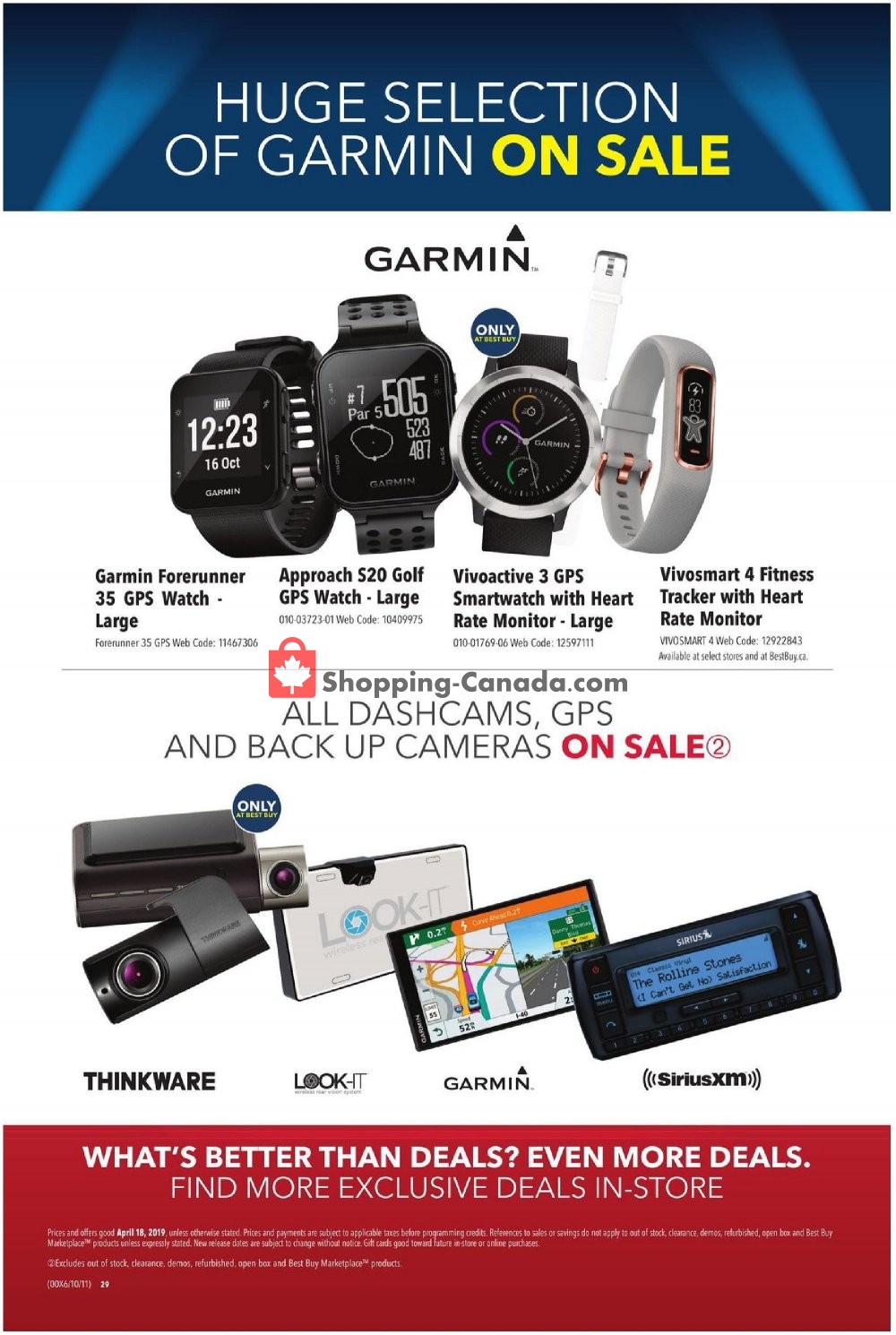 Best Buy flyer from Thursday April 18, 2019 to Thursday April 18, 2019 - page 29