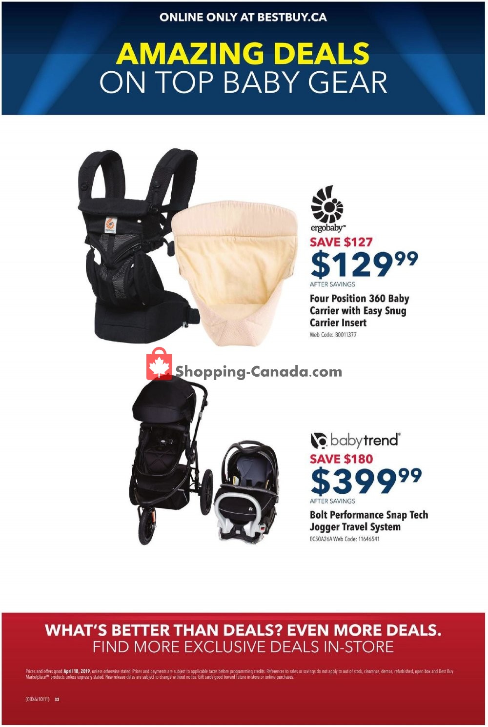 Best Buy flyer from Thursday April 18, 2019 to Thursday April 18, 2019 - page 32