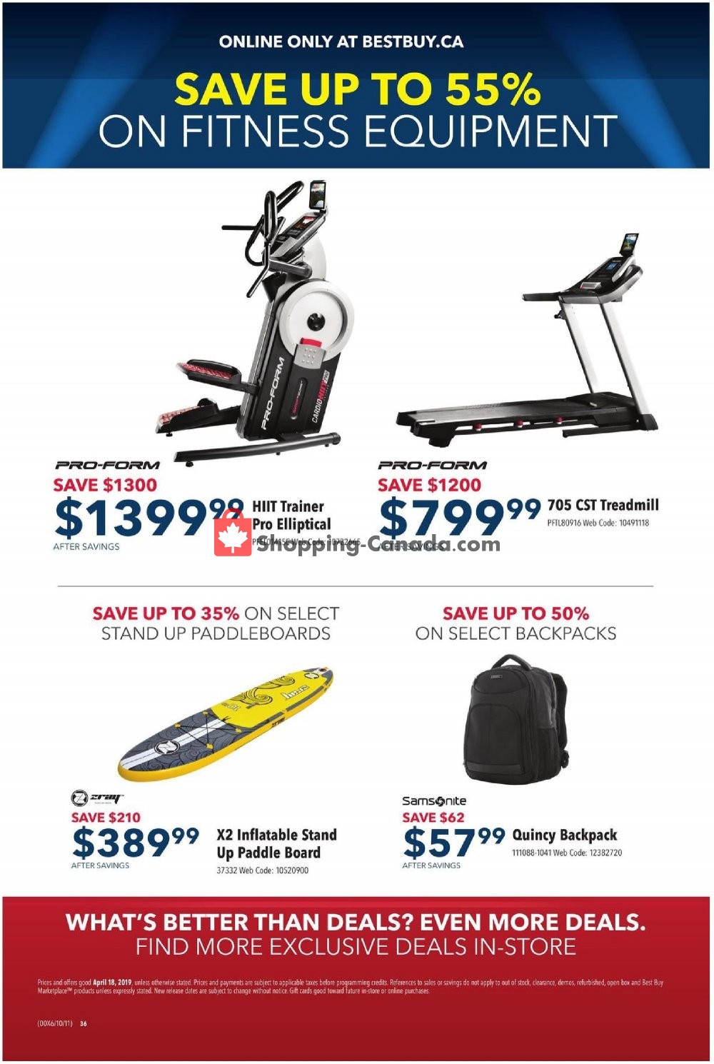 Best Buy flyer from Thursday April 18, 2019 to Thursday April 18, 2019 - page 36