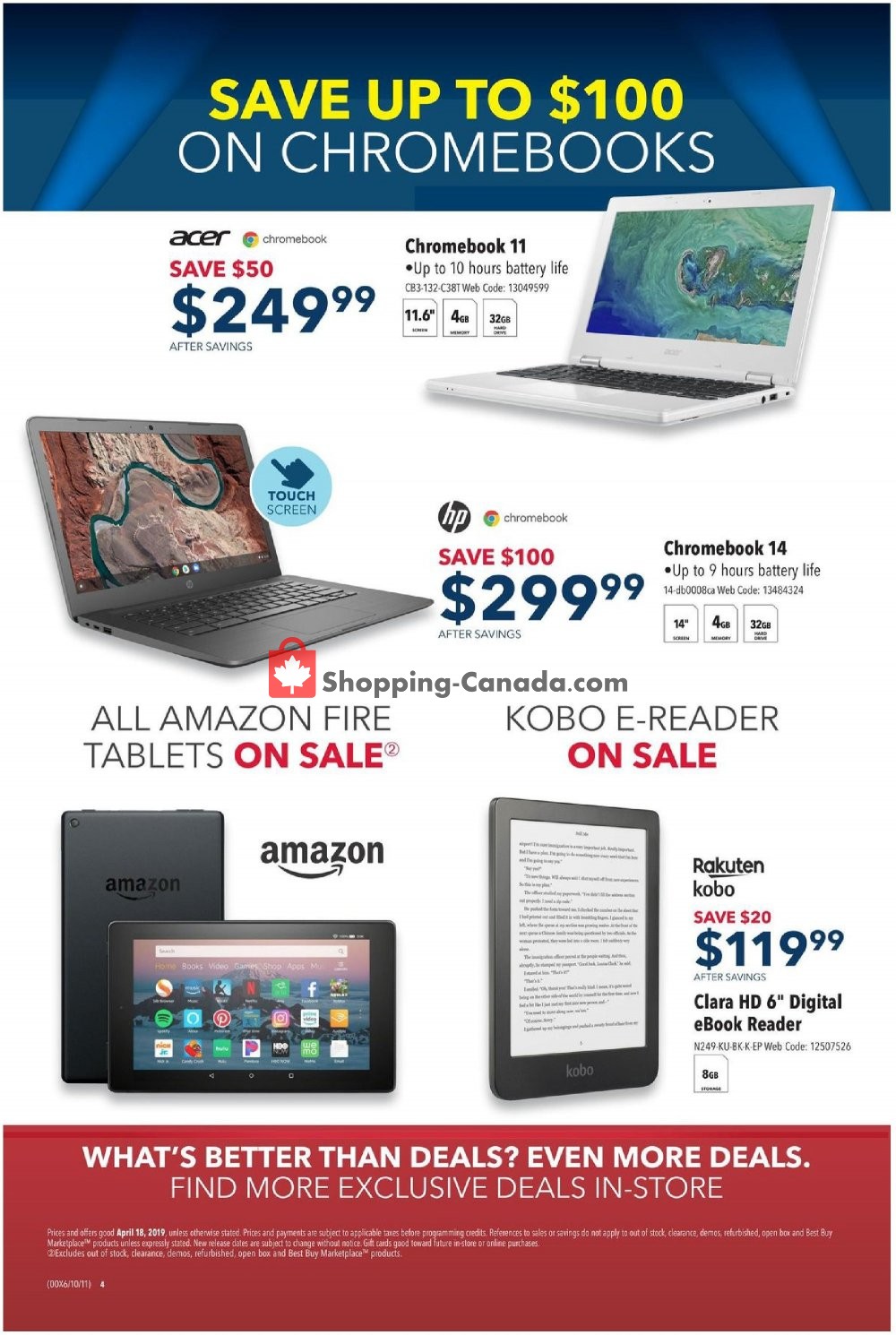 Best Buy flyer from Thursday April 18, 2019 to Thursday April 18, 2019 - page 4