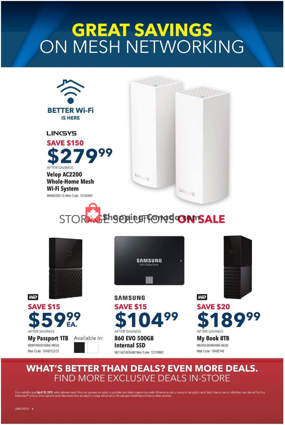 Best Buy flyer from Thursday April 18, 2019 to Thursday April 18, 2019 - page 9