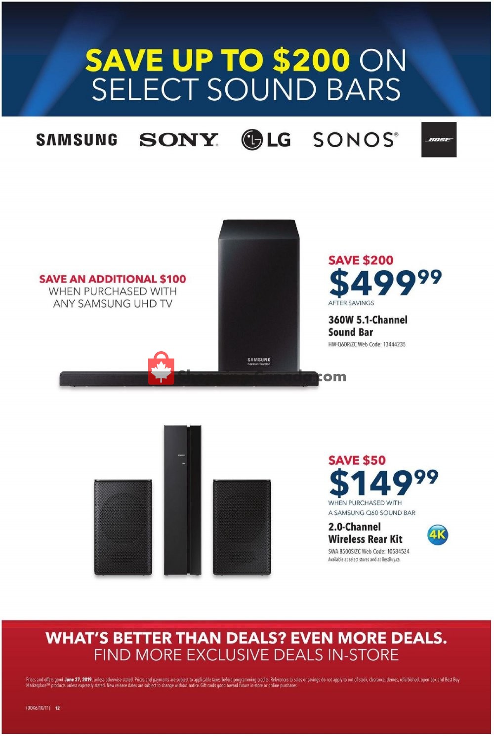 Best Buy flyer from Thursday June 27, 2019 to Thursday June 27, 2019 - page 12