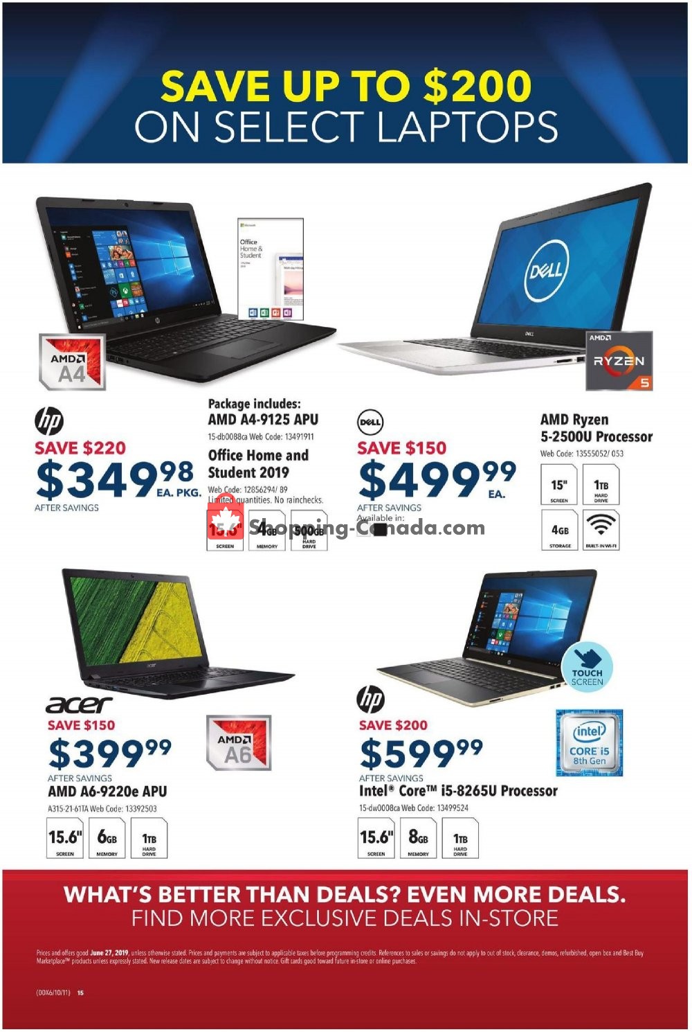 Best Buy flyer from Thursday June 27, 2019 to Thursday June 27, 2019 - page 15