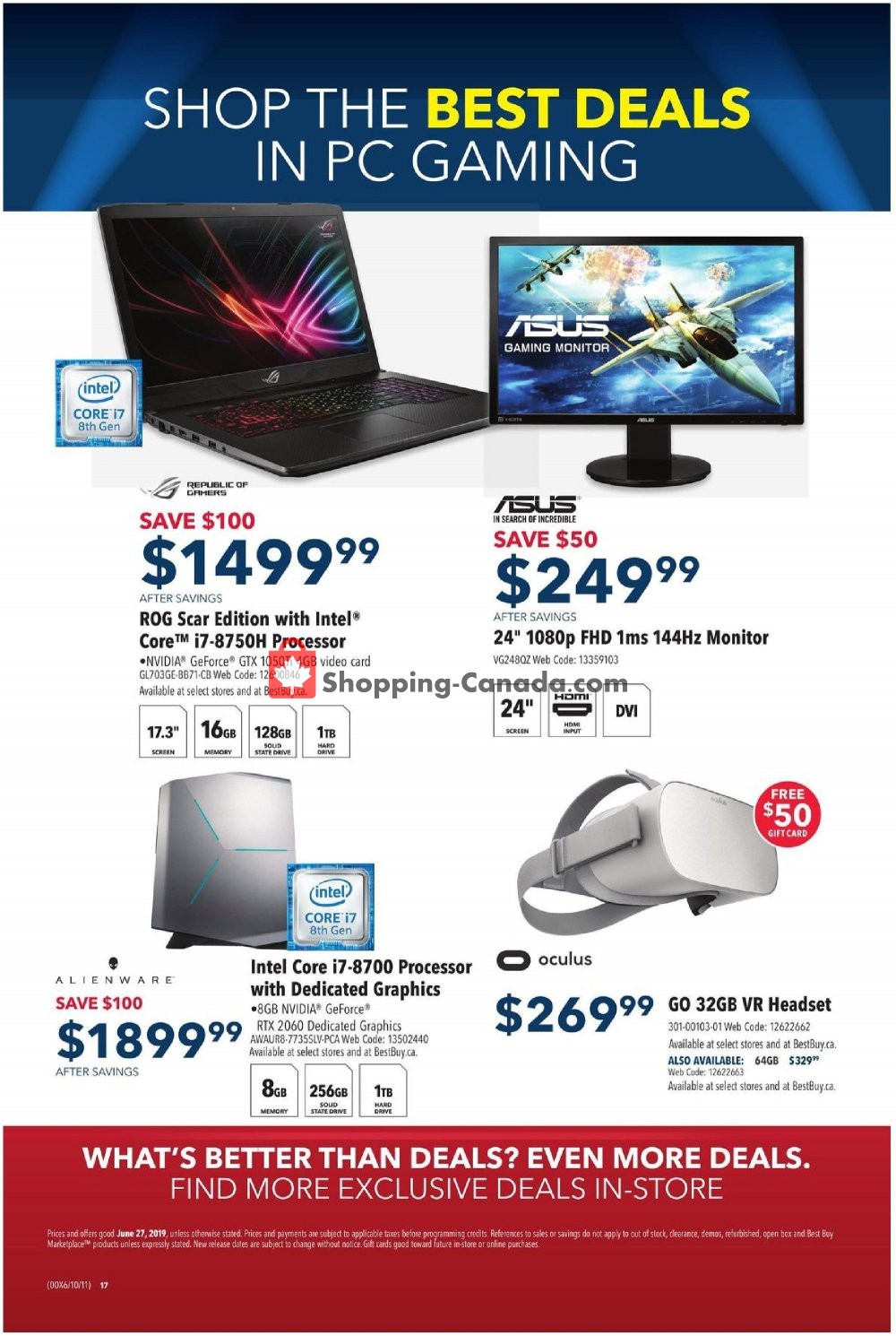 Best Buy flyer from Thursday June 27, 2019 to Thursday June 27, 2019 - page 17