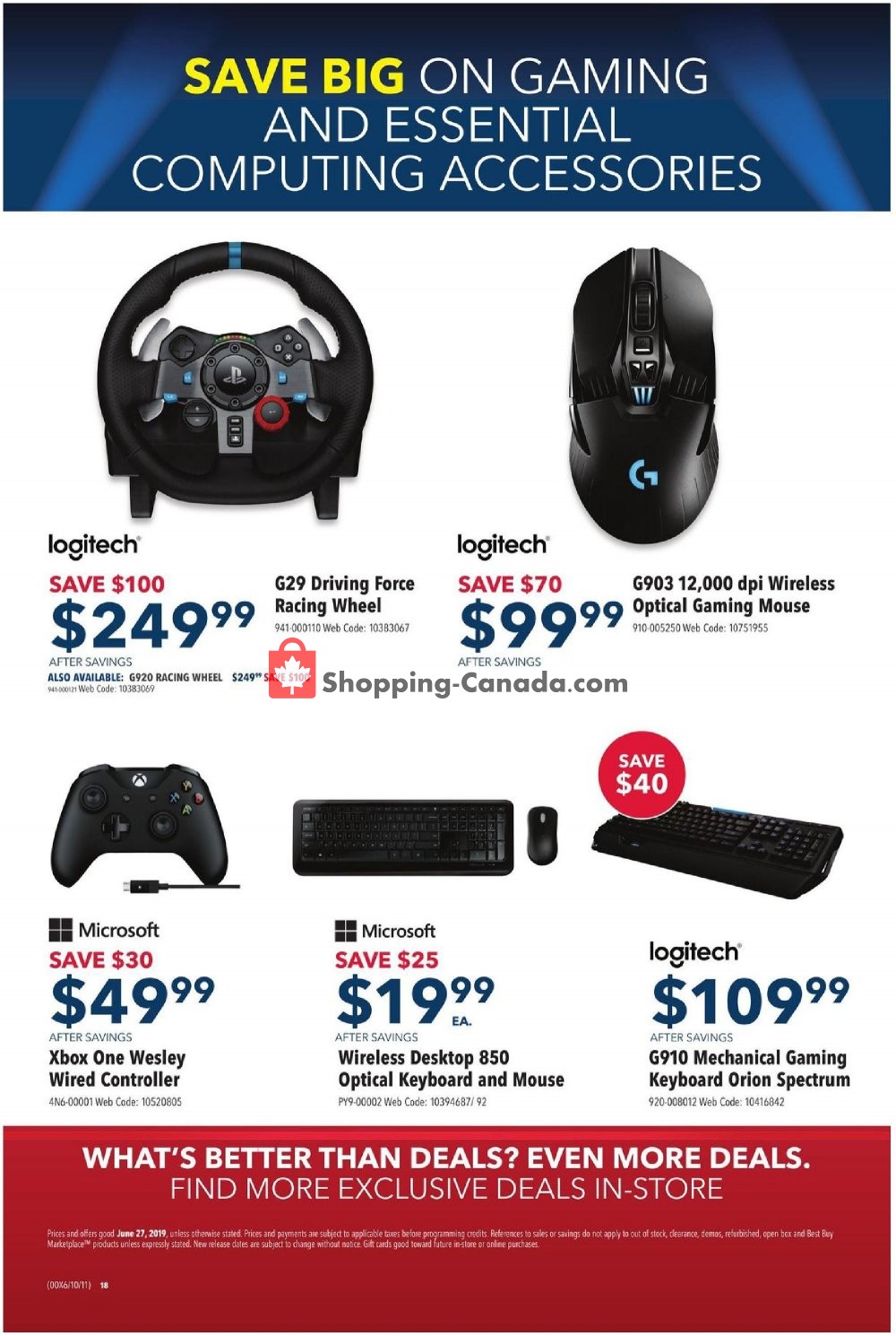 Best Buy flyer from Thursday June 27, 2019 to Thursday June 27, 2019 - page 18
