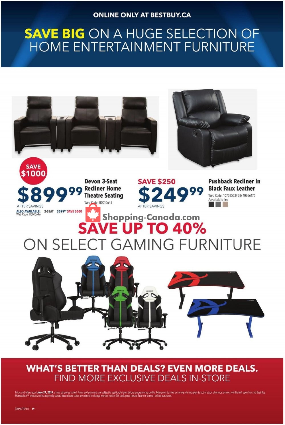 Best Buy flyer from Thursday June 27, 2019 to Thursday June 27, 2019 - page 19