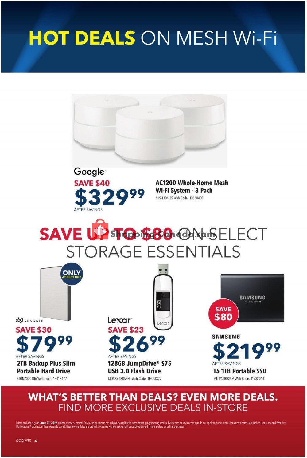 Best Buy flyer from Thursday June 27, 2019 to Thursday June 27, 2019 - page 22
