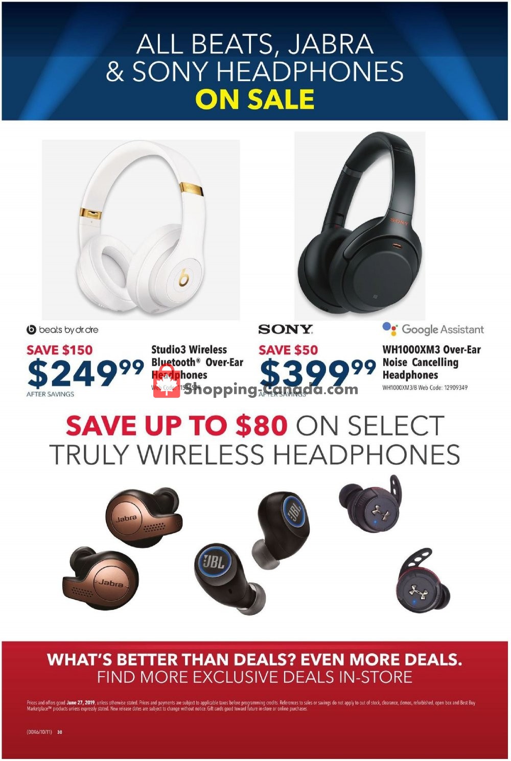 Best Buy flyer from Thursday June 27, 2019 to Thursday June 27, 2019 - page 30