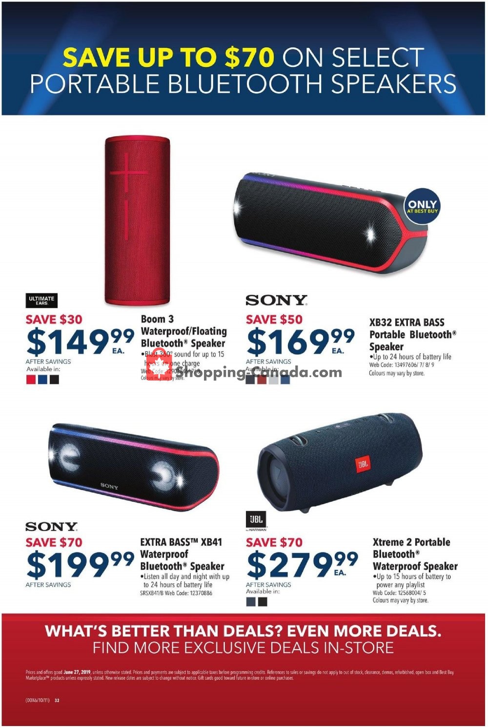 Best Buy flyer from Thursday June 27, 2019 to Thursday June 27, 2019 - page 32