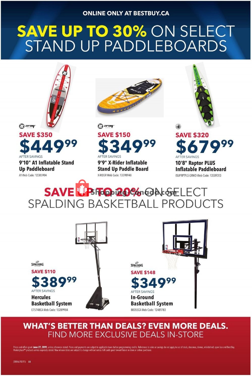 Best Buy flyer from Thursday June 27, 2019 to Thursday June 27, 2019 - page 33